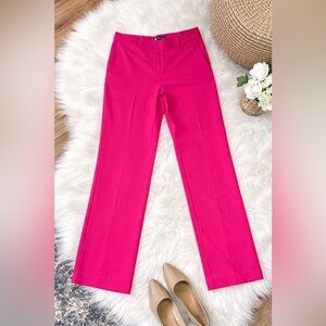 Jules & Leopold Fuchsia Straight Leg Dress Pants Workwear Business Stretchy
